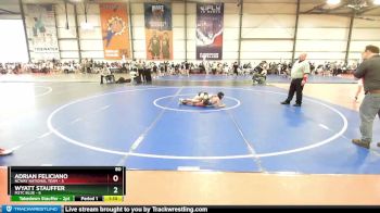 80 lbs Rd# 2 10:30am Friday - Wyatt Stauffer, M2TC Blue vs Adrian Feliciano, NCWAY National Team