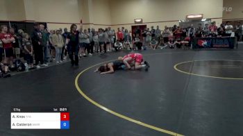 57 kg Rnd Of 64 - Anthony Knox, Titan Mercury Wrestling Club (TMWC) vs Allen Calderon, Warrior Regional Training Center