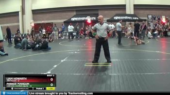 53 lbs Semis (4 Team) - Liam Howarth, Ares Black vs Parker Mangum, Carolina Hammer Squad