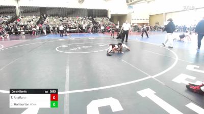 58-M lbs Consolation - Tommy Anello, Barn Brothers vs Javon Haliburton, Northern Delaware Wrestling Academy