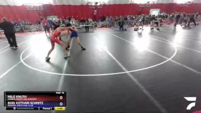 120 lbs Champ. Round 1 - Milo Knuth, Askren Wrestling Academy vs Bodi Kothari Schmitz, Ringers Wrestling Club