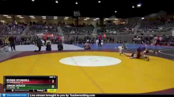 152 lbs Finals (8 Team) - Orion Houck, 3A Burns vs Ryder Sturgell, 3A Warrenton