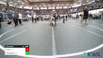 Consolation - Hunter Day, Choctaw Ironman Youth Wrestling vs Bradford Sheppard, Noble Takedown Club