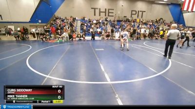 130 lbs Champ. Round 1 - Curg Siddoway, Uintah vs Mike Tanner, GC Junior Wrestling Club