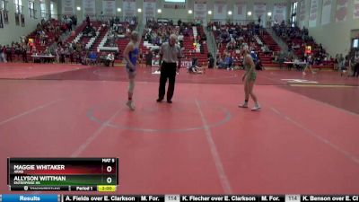 120 lbs Round 1 - Allyson Wittman, Enterprise HS vs Maggie Whitaker, Arab