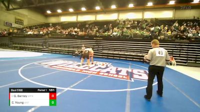 285 lbs Quarterfinal - Grant Barney, Spanish Fork vs Caden Young, Uintah