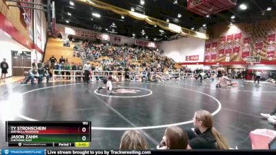 182 lbs Cons. Round 4 - Jason Zahm, Cheyenne East vs Ty Strohschein, Greybull/Riverside