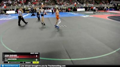 Champ. Round 1 - Josh Sheard, Omaha Gross Catholic vs Ty Erickson, York