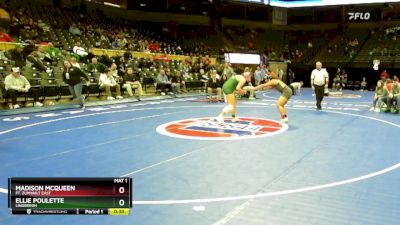 170 Class 2 lbs Cons. Round 1 - Ellie Poulette, Lindbergh vs Madison Mcqueen, Ft. Zumwalt East