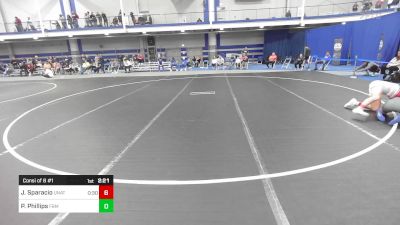 133 lbs Consi Of 8 #1 - Joe Sparacio, UNATT - Hofstra vs Pat Phillips, F&m