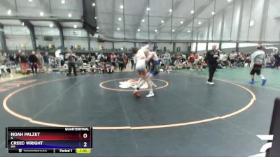 126 lbs Quarterfinal - Noah Palzet, IL vs Creed Wright, WA