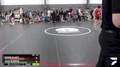 138 lbs Cons. Round 2 - Mason Elliott, Reality Sports Wrestling Club vs Gavin Bjorhus, Thunder Mountain Wrestling Club