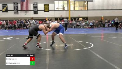 285B lbs Rr Rnd 1 - Chase Horne, NC State vs Keaton Kluevers, Hofstra