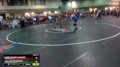 132 lbs Round 1 (16 Team) - Laird Duhaylungsod, NFWA Black vs William Flanagan, Central Dauphin