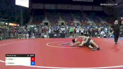 285 lbs Round Of 128 - Kadence Baker, Texas vs Jacob Walker, Iowa