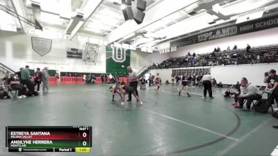 110 lbs Cons. Round 4 - Estreya Santana, Paloma Valley vs ANGILYNE HERRERA, Montclair