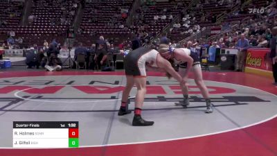 189 lbs Quarterfinal - Rowan Holmes, Somerset vs Jakob Gilfoil, Bishop McDevitt