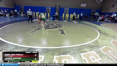 190lbs Cons. Round 6 - Avery Vega Padilla, Camas (Girls) vs Yaneece Sanchez, Richland (Girls)