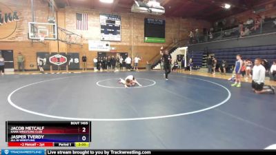 98 lbs Round 1 - Jacob Metcalf, Hawk Wrestling Club vs Jasper Tverdy, All In Wrestling