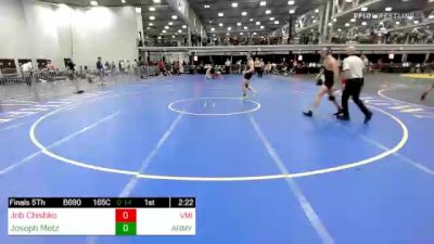 165 lbs Rr Rnd 1 - Job Chishko, Vmi vs Joseph Metz, Army