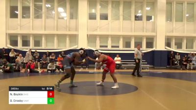 285 lbs Quarterfinal - Nick Boykin, Ohio State vs Dorian Crosby, Unattached- Bucknell