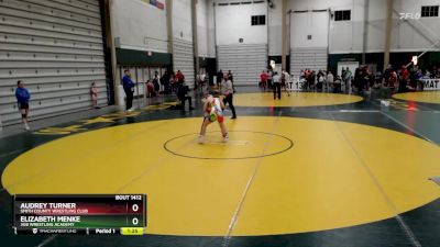 102-112 lbs Quarterfinal - Elizabeth Menke, 308 Wrestling Academy vs Audrey Turner, Smith County Wrestling Club