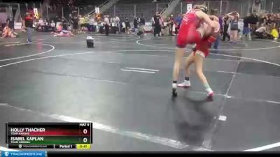 106 lbs 7th Place Match - Holly Thacher, Team Kansas vs Isabel Kaplan, Team Indiana