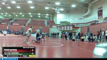 145 lbs 3rd Place Match - Byron Burdge, Cascade Middle School vs Peyton Hornsby, Contenders Wrestling Academy