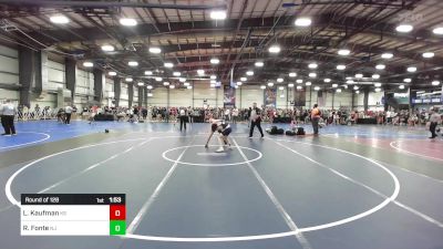 120 lbs Round Of 128 - Lucas Kaufman, KS vs Rafe Fonte, NJ