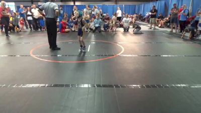 50 lbs Quarterfinal - Bryce Leiker, University WC vs Joel Van Slyke, Mt Lebanon