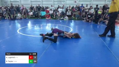 80 lbs Pools - Kayden Lighthill, EP Rattlers vs Brent Taylor, Lunatics