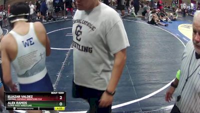 115 lbs Champ. Round 1 - Eliazar Valdez, Central Catholic Wrestling Clu vs Alex Ramos, Clovis West Wrestling