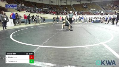 73 lbs Consi Of 8 #1 - Julien Mejia, Prodigy Elite Wrestling vs Tristen Cross, Brushy Wrestling Club