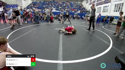 58 lbs Quarterfinal - Rydin Guerra, OKC Saints Wrestling vs Sawyer Smith, Little Axe Takedown Club