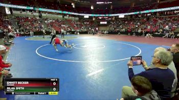 D1-126 lbs Cons. Round 1 - Emmitt Becker, Slinger vs Rilan Smith, Nicolet