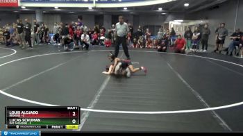 52 lbs Round 1 (8 Team) - Lucas Schuman, Mat Assassins vs Louis Alojado, Rednose