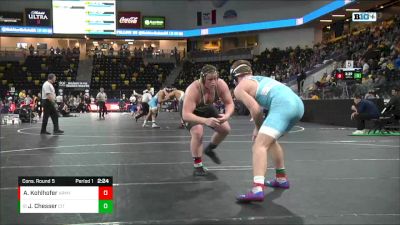 285 lbs Cons. Round 5 - Jonathan Chesser, The Citadel vs Austin Kohlhofer, Army West Point