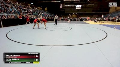 135 lbs Cons. Round 1 - Hailey Ramos, Dodge City vs Kyra Ombete, Olathe North