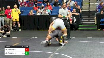 184 lbs 5th place - Dane Pestano, Iowa State vs Chaz Polson, Wyoming