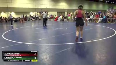 115 lbs Round 3 (8 Team) - Alanna Garner, Charlie`s Angels-GA Blk vs Cameron Downing, Stormettes