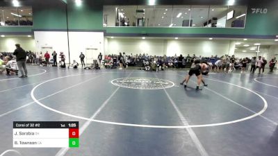 126 lbs Consi Of 32 #2 - Jaiden Sarabia, OH vs Billy Townson, CA