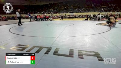 5A - 130 lbs Quarterfinal - Trinity Rakestraw, TECUMSEH vs Kelcey Alvarado, KIEFER