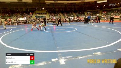 49 lbs Semifinal - Gunner Kelly, Team Aggression vs Kolton Smith, Florida Scorpions