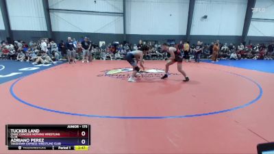 175 lbs Quarterfinal - Tucker Land, CNWC Concede Nothing Wrestling Club vs Adriano Perez, Takedown Express Wrestling Club