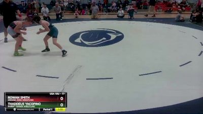 77 lbs Round 1 - Rowan Smith, Ground Zero Wrestling vs Thaddeus Yacopino, Rabbit Turner Wrestling