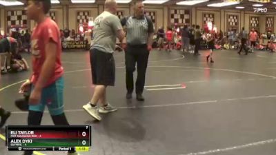 78 lbs Finals (8 Team) - Eli Taylor, Mat Assassins Red vs Alex Dyki, Olympic