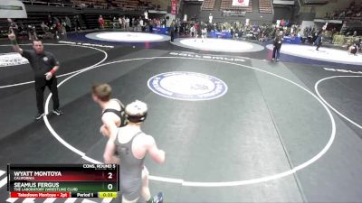 144 lbs Cons. Round 5 - Wyatt Montoya, California vs Seamus Fergus, The Laboratory (Wrestling Club)