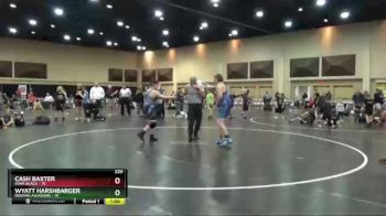 220 lbs Finals (2 Team) - Wyatt Harshbarger, Indiana Assassins vs Cash Baxter, Iowa Black