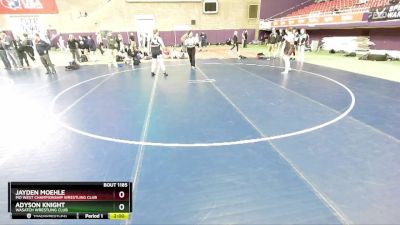 235 lbs Quarterfinal - Adyson Knight, Wasatch Wrestling Club vs Jayden Moehle, MO West Championship Wrestling Club