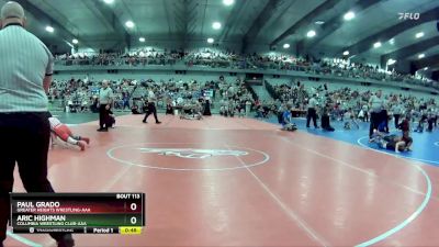 130 lbs Round 3 - Paul Grado, Greater Heights Wrestling-AAA vs Aric Highman, Columbia Wrestling Club-AAA